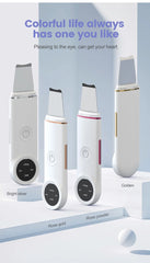 Portable Ultrasonic Facial Scraper Deep Cleansing Blackhead Remover and Pore Cleaner for Face and Nose