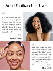 AILKE Lightening Body Cream, With Vitamin C, Hyaluronic Acid, Shea Butter, Reduce Black Spots, Even Skin Tone, Hydration Lotion