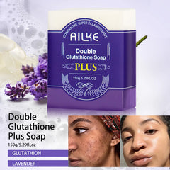 AILKE Glutathione PLUS Skin Care Set, Advanced Lightening Lotion, Moisturizes Softens Skin, Skin Bleaching Kit for Men, Women