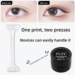 1 Set Eyelash Seal DIY Lower Lash Extension Stamps Silicone Makeup Tool For Beginner Convenient Natural Simulation Mascara Stick