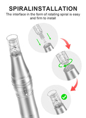 Multifunction Skin Care Tool Wireless Microneedling Derma Pen With 30 Cartridges