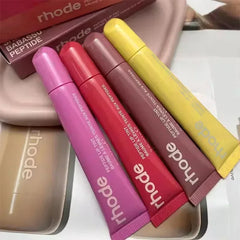 RHODE Popular Cosmetics Essence Moisturizing Care Products Durable Lipstick Toast Raspberry Jelly Ribbon Lipstick Lipgloss Girl