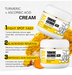 AILKE Organic Turmeric Skin Care Set, Brighten, Cleaning Skin, Reduce Acne, Whiten, Even Skin Tone, Improve Dry Skin