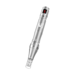 Professional High Frequency And Mute Dermapen Wireless Electric Microneedling Derma Pen With 30 Replaceable Needle Cartridges