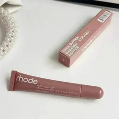 RHODE Popular Cosmetics Essence Moisturizing Care Products Durable Lipstick Toast Raspberry Jelly Ribbon Lipstick Lipgloss Girl