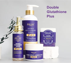 AILKE Glutathione PLUS Skin Care Set, Advanced Lightening Lotion, Moisturizes Softens Skin, Skin Bleaching Kit for Men, Women