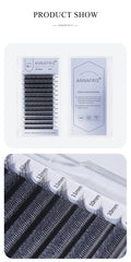ANNAFRIS 8D W Lash Extension Premade Volume Fan W Shape Bundle Lashes Natural Soft False Eyelashes