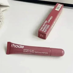 RHODE Popular Cosmetics Essence Moisturizing Care Products Durable Lipstick Toast Raspberry Jelly Ribbon Lipstick Lipgloss Girl