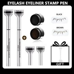 1 Set Eyelash Seal DIY Lower Lash Extension Stamps Silicone Makeup Tool For Beginner Convenient Natural Simulation Mascara Stick