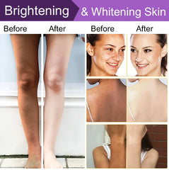 AILKE Glutathione PLUS Skin Care Set, Advanced Lightening Lotion, Moisturizes Softens Skin, Skin Bleaching Kit for Men, Women