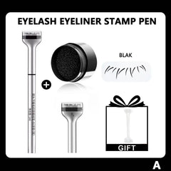 1 Set Eyelash Seal DIY Lower Lash Extension Stamps Silicone Makeup Tool For Beginner Convenient Natural Simulation Mascara Stick