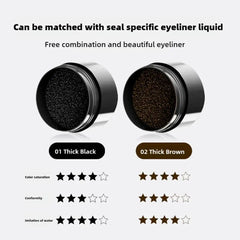 1 Set Eyelash Seal DIY Lower Lash Extension Stamps Silicone Makeup Tool For Beginner Convenient Natural Simulation Mascara Stick