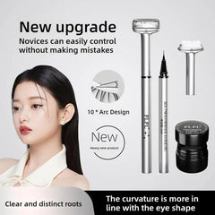 1 Set Eyelash Seal DIY Lower Lash Extension Stamps Silicone Makeup Tool For Beginner Convenient Natural Simulation Mascara Stick