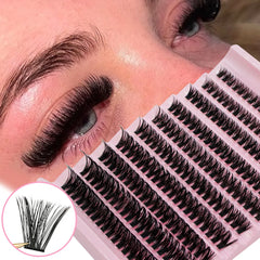 Big Capacity Super Bunch DIY Cluster Lashes 8-16mm Mix Charm Style Eyelashes Extension False Eyelash Makeup Tool Russian Volume