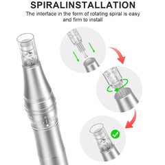Multifunction Skin Care Tool Wireless Microneedling Derma Pen With 30 Cartridges