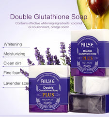 AILKE Glutathione PLUS Skin Care Set, Advanced Lightening Lotion, Moisturizes Softens Skin, Skin Bleaching Kit for Men, Women
