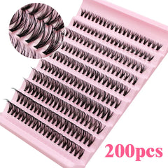 Big Capacity Super Bunch DIY Cluster Lashes 8-16mm Mix Charm Style Eyelashes Extension False Eyelash Makeup Tool Russian Volume